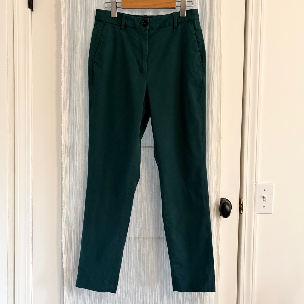 Frank & Oak Eleanor Women’s Slim Pant 8 Teal Green